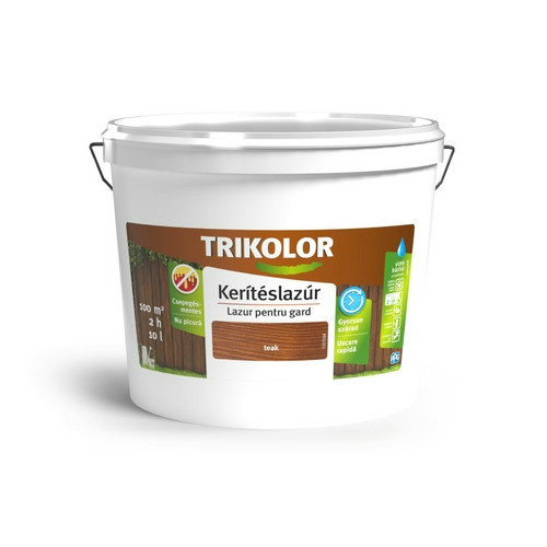 Trikolor kerítéslazúr teak 10 L
