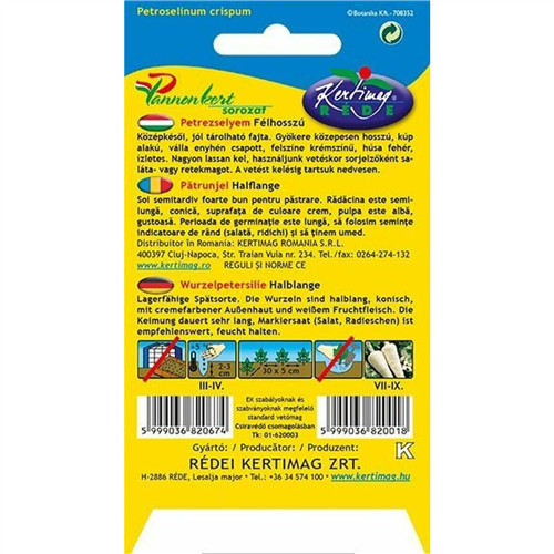 Rédei vetőmag Petrezselyem Félhosszú "K"