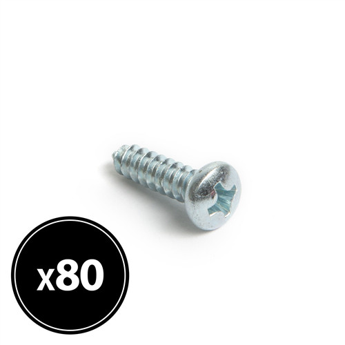 Forgácslap csavar készlet  peremes lapos fejű 4,2x16mm (80db/csomag) 
