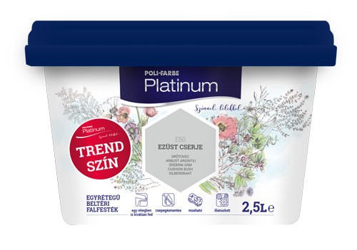 Platinum ezüst cserje e40 2,5l