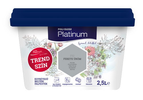 Platinum fekete üröm f50 2,5l