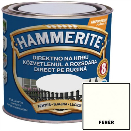Hammerite max magasfényű fehér 0,75 L