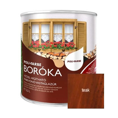 Boróka vastaglazúr teak 2,5 L