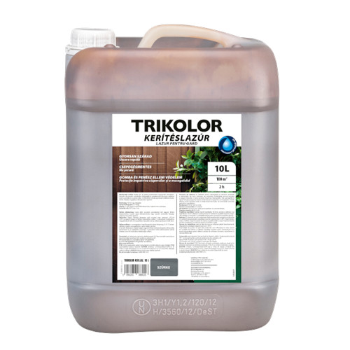 Trikolor kerítéslazúr szürke 10 L