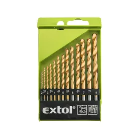   Extol Craft fémcsigafúró készlet 13 db-os, HSS-Titán, 2-8 mm, műanyag dobozban