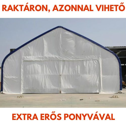 Raktársátor 13 m x 13 m x 7,5m