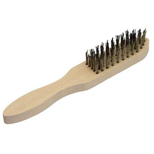 Drótkefe 5 soros fanyelű, 280mm hosszú