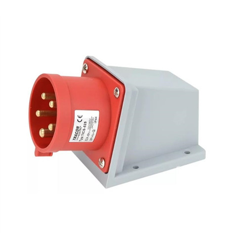 Felületre szerelhető ipari csatl. dugó 32A 400V 3P+N+E, 6h IP44