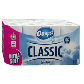   Ooops!Classic Sensitive 3rtg 16 tek./csomag, 4 csomag/gyűjtő, 27 gyűjtő/raklap