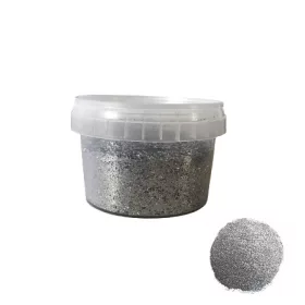 Meton glitter ezüst 120g
