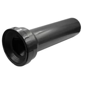 STY-745-7 WC bekötő fekete 90-es 350 mm