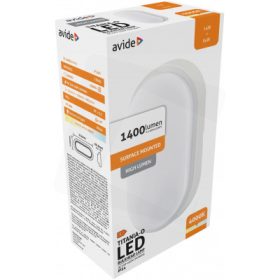   Avide (Titania-O) Cseppálló Mennyezeti Lámpa Ovális IP54 14W NW 4000K