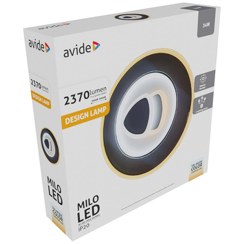 Avide Fali Design Oyster Milo mini 3 kapcsolási mód