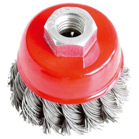   Extol Craft drótcsiszoló fazékkefe sarokcsiszolóhoz 65 mm, M14, sodrott szállal