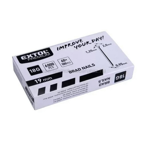 Extol Premium szeg fejjel akkus tűzőgéphez (8891860) 19mm, 6000db