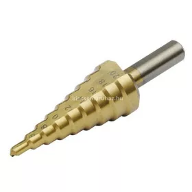   Extol Craft lépcsős fémfúró, 9 lépcsős, befogás: 10 mm, max. 4 mm vastag anyagokhoz