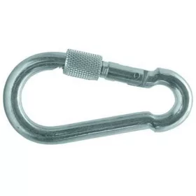 Karabiner rugós menetes 10x100mm