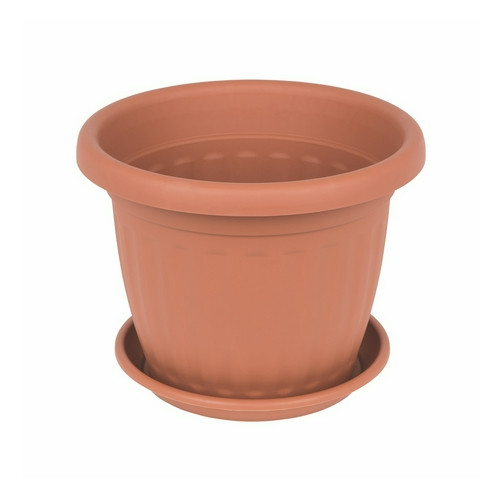 Virágcserép 30cm terracotta + alátét 25cm terracotta 