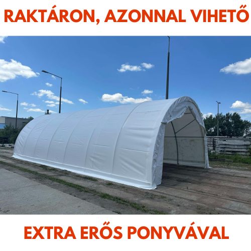 Raktársátor Félkör formájú 6,1mx9,15x3,66m