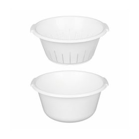 Gyümölcsmosó + kerek tál 4L