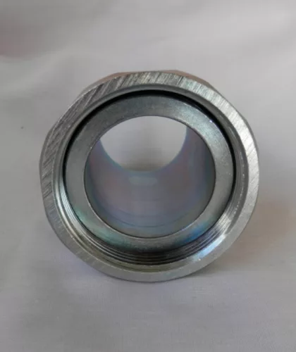 Tömlővég csatlakozó, rögzítő anyával, fém, 2"x2" acél ötvözet, 8895101 szivattyúhoz