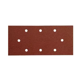   Extol Premium csiszolópapír, lyukas készlet 10 db-os, 93x190 mm, P60, 8 lyukkal, tépőzáras