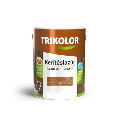 Trikolor kerítéslazúr dió 5 L