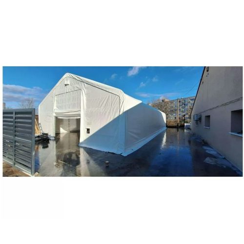 Raktársátor Ház formájú 9,15x18,3x6,1