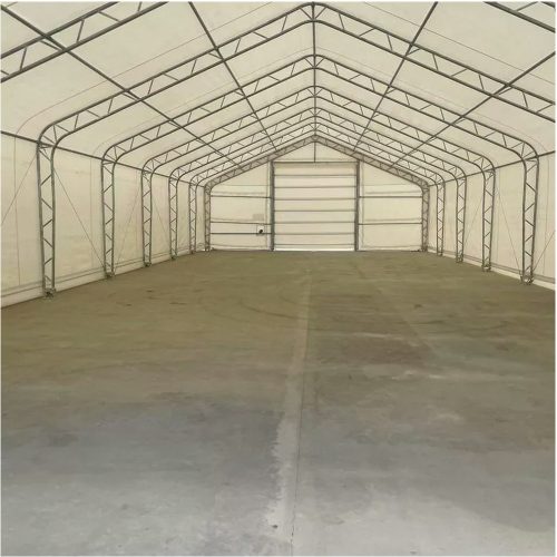 Raktársátor Ház formájú 9,15x18,3x6,1