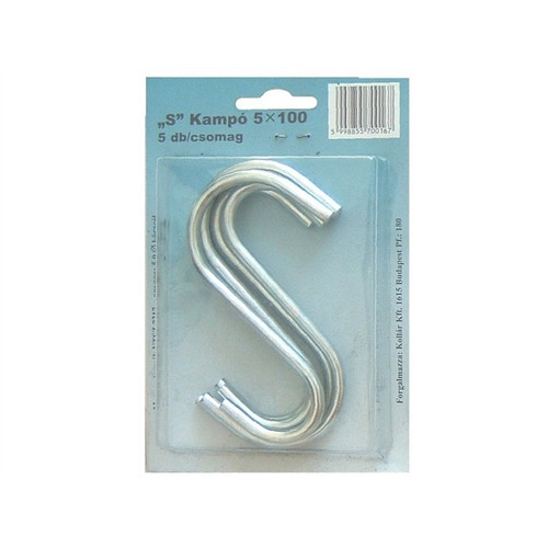 S kampó 5.0X100  5db/csomag