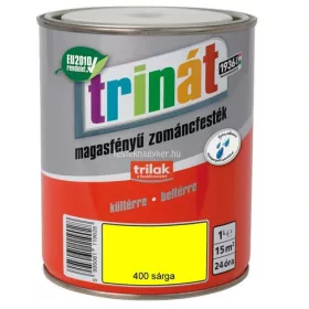 Trinát magasfényű zománcfesték 400 sárga 1 L