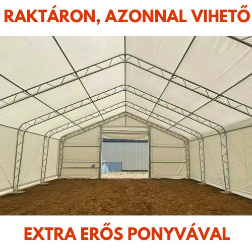 Raktársátor Ház formájú 10x18,3x5,2