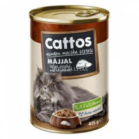 Cattos nedves macskaeledel májas 415g 1872db/raklap