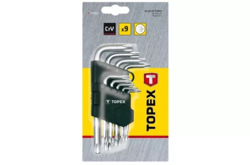 Torx kulcskészlet 9 részes T10-50 
