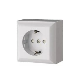   Földelt aljzat 1-es, falon kívüli, beltéri, Business Line IP20, 0310H