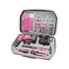 Extol Lady akkumulátoros ütvefúró, 12V, Li-ion, 1 db 2000 mAh akkumulátor+szerszámkészlet