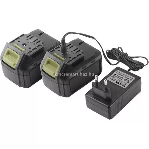 Extol Craft akkumulátoros fúrócsavarozó 20,5V, Li-ion, 2 db 1500 mAh akkumulátorral, kofferban