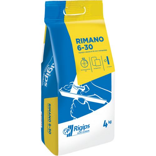 Rigips Rimano 6-30 mm gipszes vastagvakolat (kézi) 4 kg