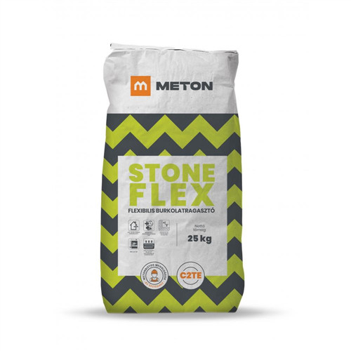 Meton Stone FLEX C2TE, flexibilis csempe- és járólap ragasztó 25kg