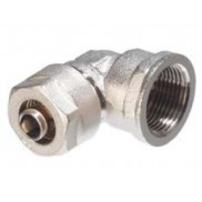 Alpex Szorítógyűrűs könyök 16x1/2" BM