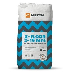 Meton X-FLOOR 2-15 mm, önterülő aljzatkiegyenlítő 25kg  48zsák/raklap