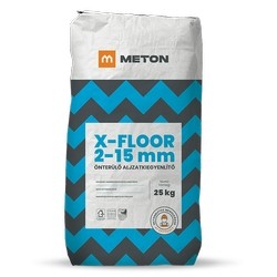 Meton X-FLOOR 2-15 mm, önterülő aljzatkiegyenlítő 25kg