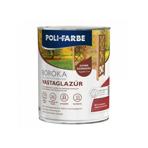 Boróka vastaglazúr vörösfenyő 0,75 L