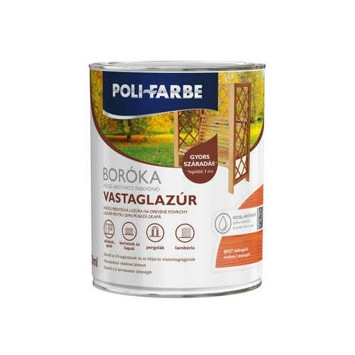 Boróka vastaglazúr mahagóni 0,75 L
