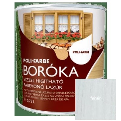 Boróka vastaglazúr fehér 0,75 L