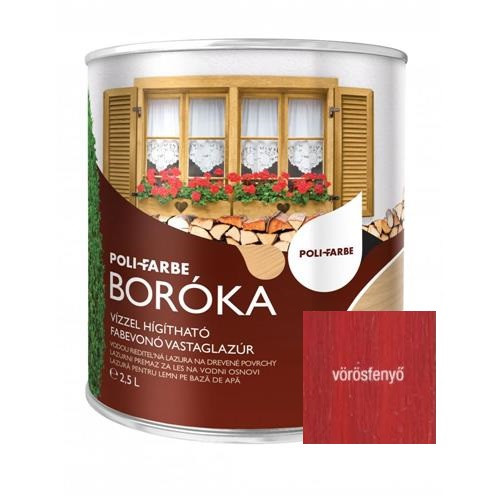 Boróka vastaglazúr vörösfenyő 2,5 L