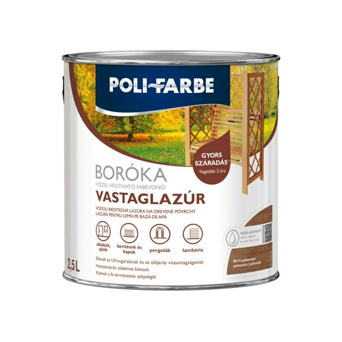 Boróka vastaglazúr paliszander 2,5 L