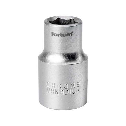 Fortum dugófej, 1/2", 11 mm, 61CrV5, mattkróm, 38 mm hosszúság