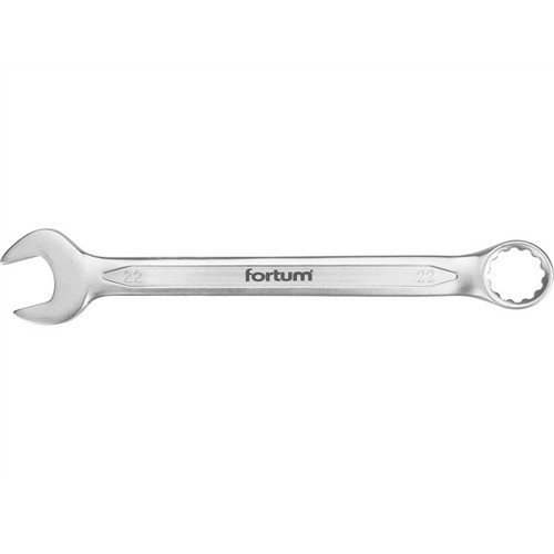 Fortum csillag-villáskulcs, 61CrV5, mattkróm, 22 mm