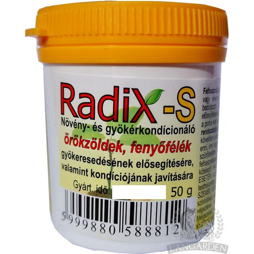 Radix-S növény-és gyökérkondicionáló (örökzöldek, fenyőfélék) 50g.